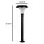 Vantage Solar Commercial Graded Black Warm White LED Pathway Bollard Light