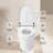 Heated Seat Smart Toilet with Foot sensor Flush and Night Light