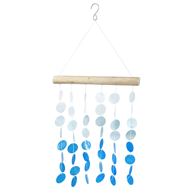 Kashira Wood Abstract Wind Chime