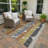 Machine Washable Indoor/Outdoor Lockway ACN2418 Mid-Century Modern Rug-1105989535
