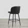 Brendaly Swivel Upholstered Counter Stool with Metal Frame