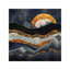 Metallic Mountains 1 Piece Wrapped Canvas Wall Art-817569270