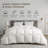 Lightweight Down Feather Comforter All Seasons Duvet Insert-602640048