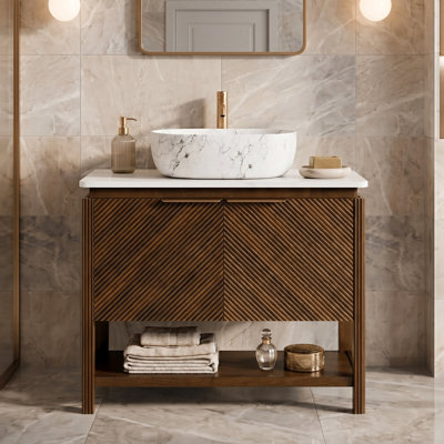Meuble-lavabo autoportant Linea