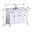 Meuble-lavabo simple 48 po avec plateau Anglet-1134418136-1134418133