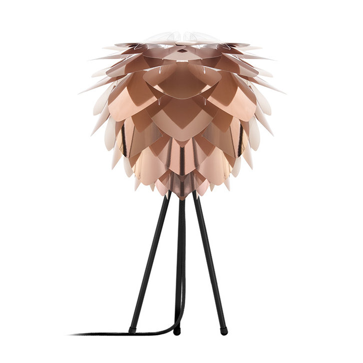 Silvia Tripod Lamp, Black, White