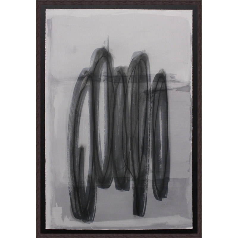 Movement 1' Framed Print on Glass