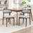 Upholstered Solid Wood Dining Chair Side Chair-1686037631