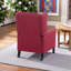 Fauteuil inclinable manuel de 27,16 po de large avec pieds en bouleau et relevable à 3 positions, capacité de 220 lb-689708913