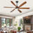 72in Solid Wood Ceiling Fan with Light, Modern Farmhouse Ceiling Fan, Curved Solid Wood Blades, Quiet Reversible DC Motor, Dimmable 3 Color Temperature LED Light, Ideal for Living Room, Dining Room, Family Room, and Vaulted Ceilings.-1061870776