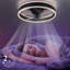 50cm Casian 5 - Blade LED Smart Ceiling Fan with Light Kit Included