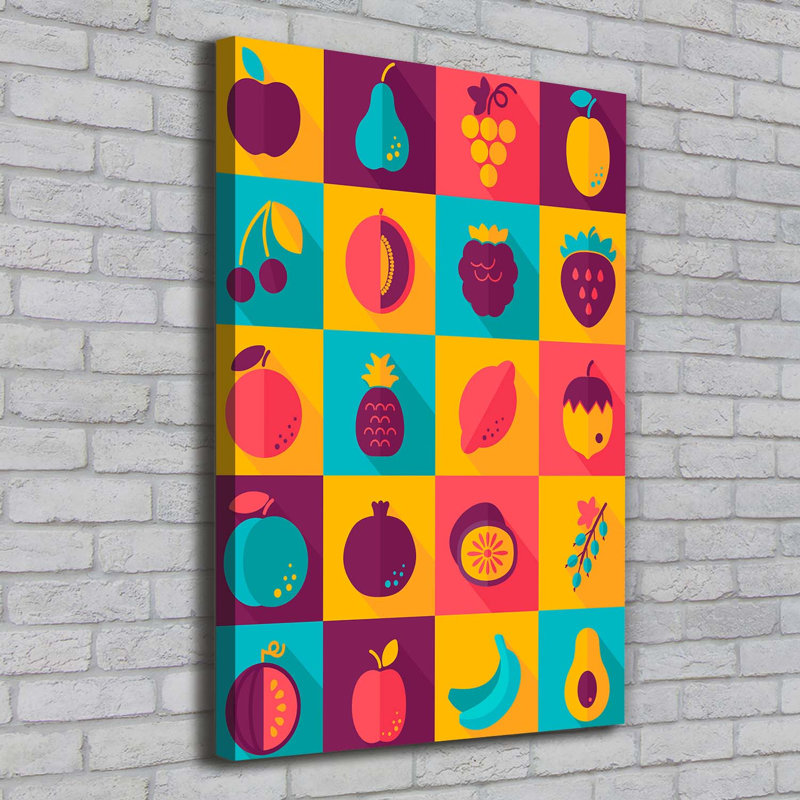 Fruits - Wrapped Canvas Print