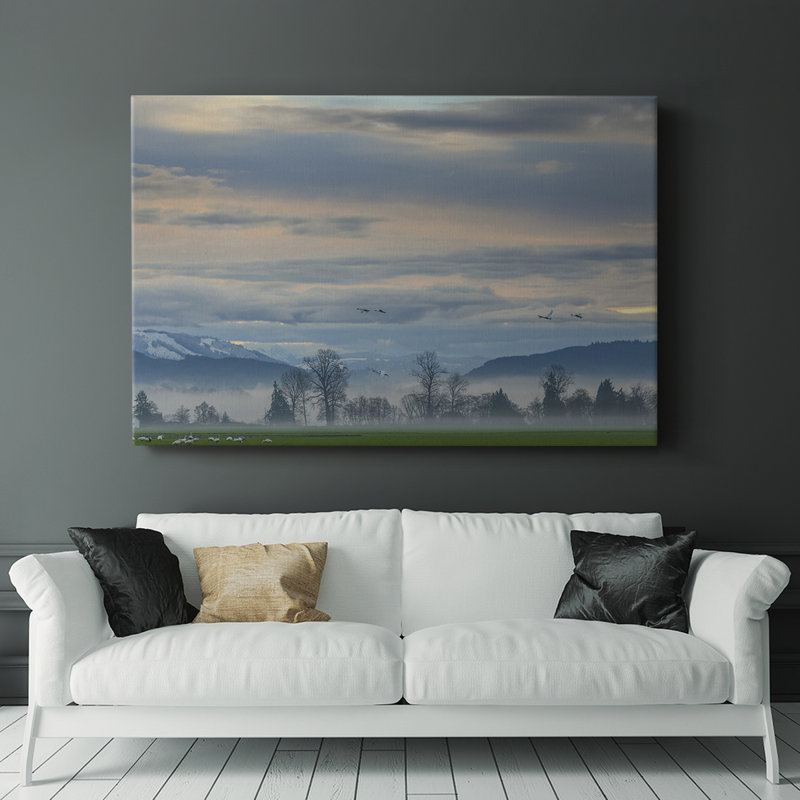 Misty Horizon - Cavas enveloppés de galerie, H 24 po x l 36 po