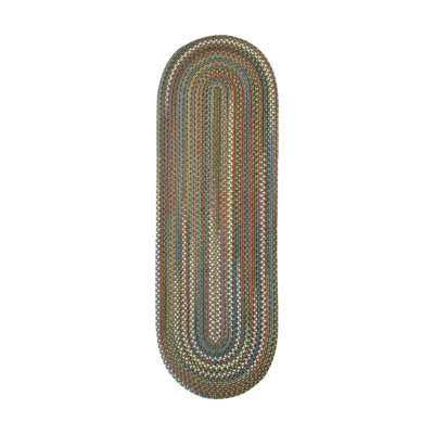 Tapis géométrique tressé à la main Orval