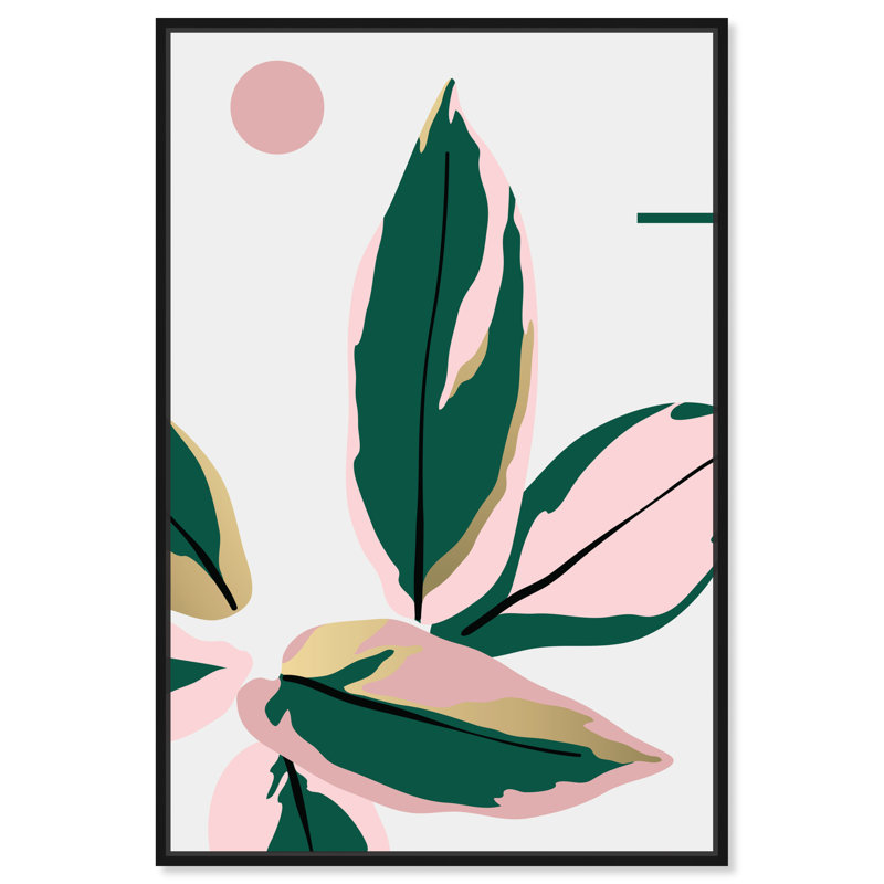 Tropik - Impression sur toile, Cadre noir, H 20 po x l 30 po
