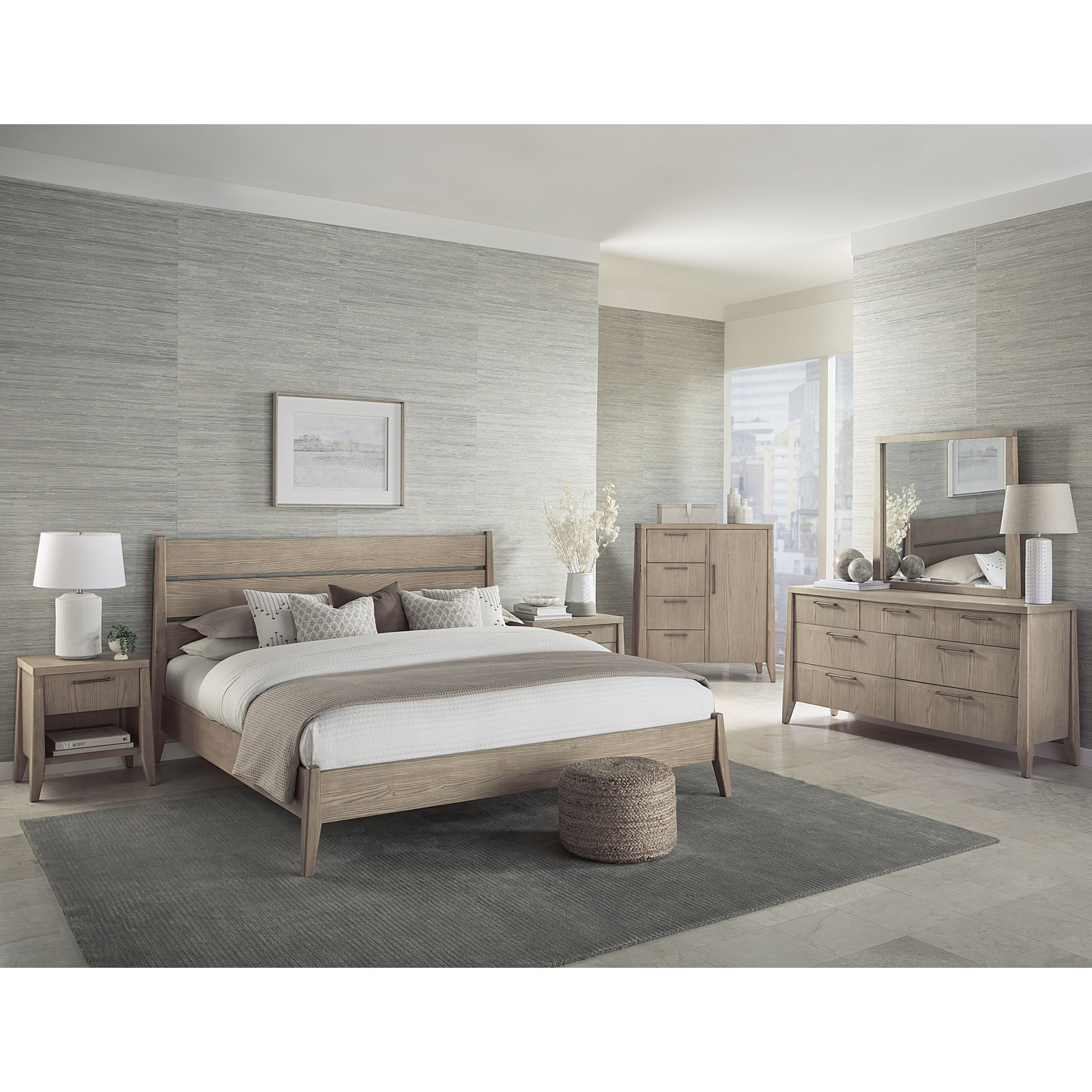 Lewis 4-Drawer Combo Dresser