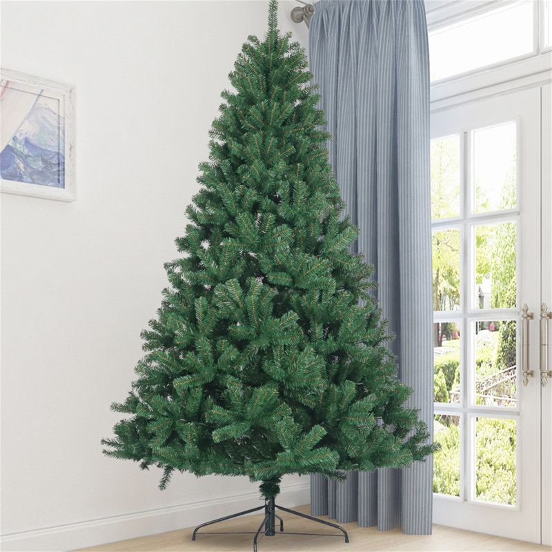 Sapin de Noël artificiel en sapin naturel en PVC pliable 7,5 pi