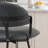 Swivel Upholstered Counter Stool with Metal Frame-1743174713-1743493382