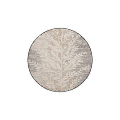 Machine Washable Gray Area Rug
