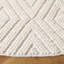 Tapis ivoire fait à la main Elle-859590804