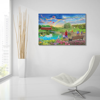 «Colorful Skies» par Bigelow, illustrations sur verre acrylique