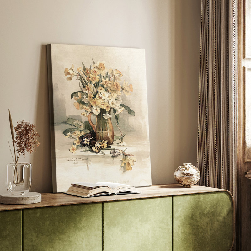 Imprimé floral rétro Lxx - galerie Cavas sur mesure