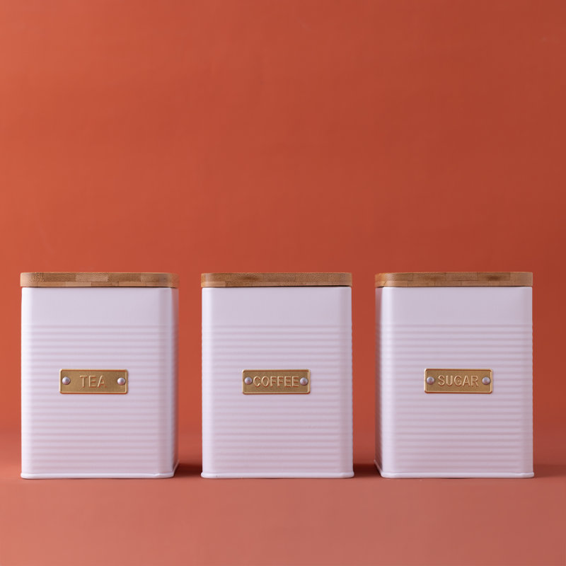 Typhoon Otto Square White 4 Piece Storage Set