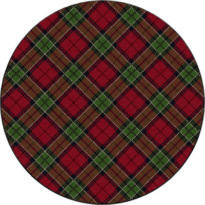 Tapis à motif écossais Ligaya Christmas