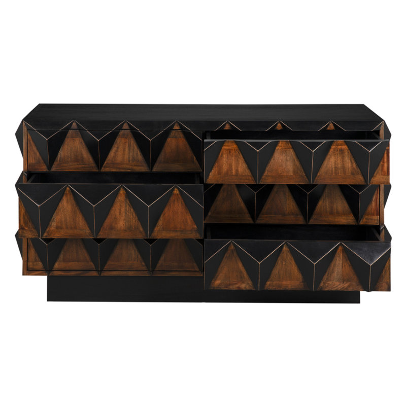 Nigel 6 - Drawer Solid Wood Dresser