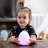 VAVA Baby Nursery Light Pro 1800K Safe Amber Glow, Voice & App Control, Cry Sensor Auto-Dimming, 7-100H Long Life USB Rechargeable Night Light for Crib/Feeding/Diaper Station