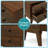 Acacia Silvia Solid Wood Nightstand with 2 - drawer-1974358626