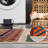 Geometric Machine Washable Rug for Living Room Bedroom Striped Non-Slip Low Pile Rubber Backing Area Rug for Playroom Office Kitchen Dining Room Dorm and Bedside Decor-1946566233