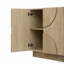 4-Door Large Storage Sideboard with Semi-Circular Handles and Adjustable Shelves-1645043567