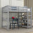 Hawwah Kids Full Loft Bed-812297484