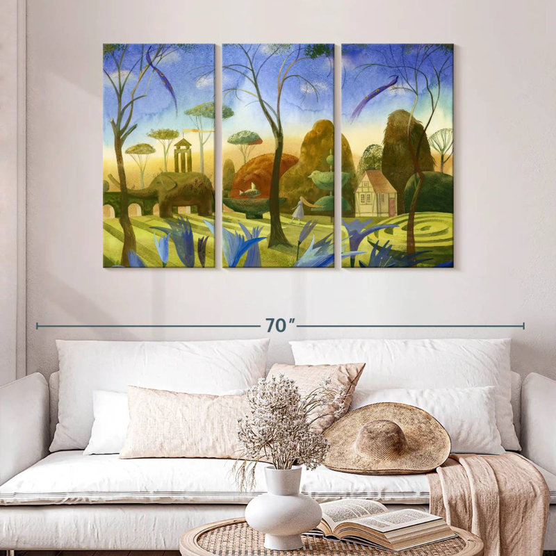 Senne The Magic Garden, 32" H x 50" W