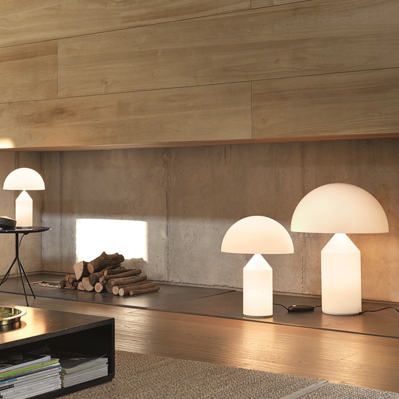 Atollo Table Lamp, 19.7" H x 15" W x 15" D