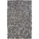 Tapis décoratif gris en laine tissé à la main à motif géométrique Edmonds