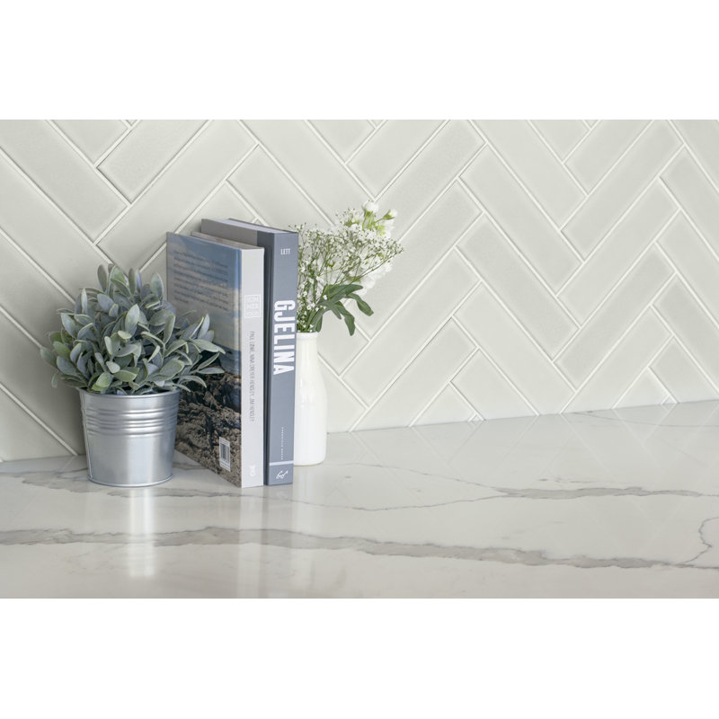 Reverie 2.5" x 9" Porcelain Subway Wall & Floor Tile, Orion