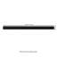 12" x 0.75" Granite Pencil Liner Tile Trim in Black