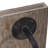 Metal Battery Operated Geometric Room Accent Lamp with Included Fixed LED Light