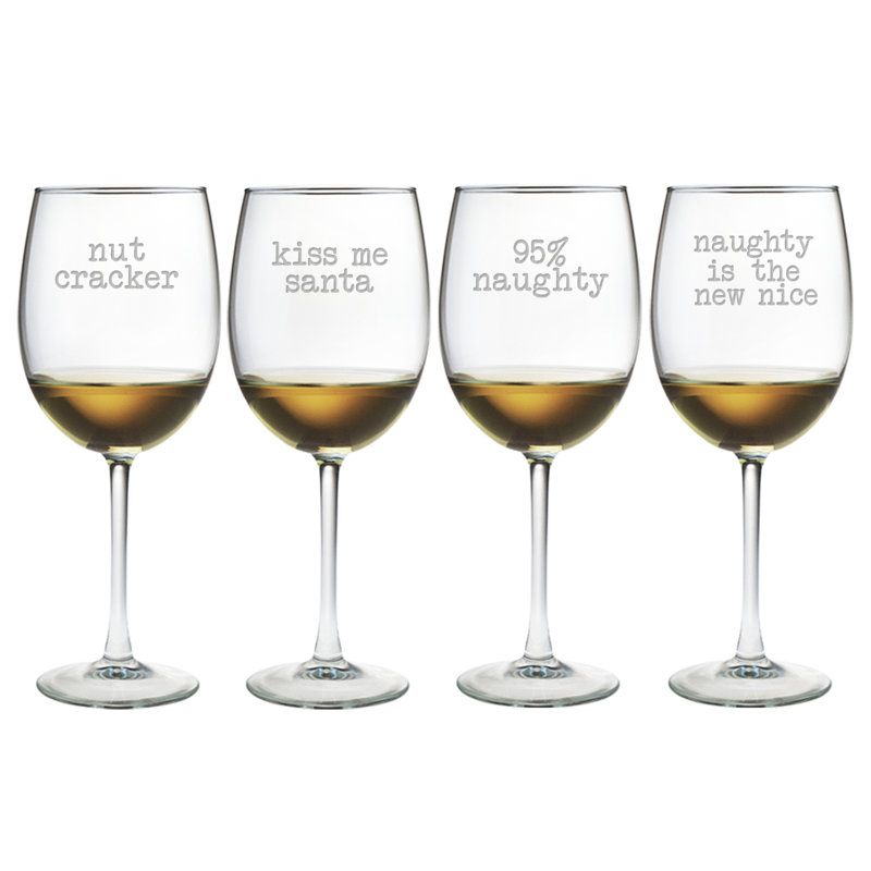 4 pièces 19 oz. ensemble de verres à vin tout usage Shetler