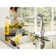 90 Degree Pull Out Single Handle Kitchen Faucet with Duralock™