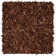 Arik Handwoven Leather/Cotton Solid Color Rug in Saddle