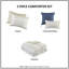 Ensembles de literie en polyester confortables de très grande taille avec style campagnard