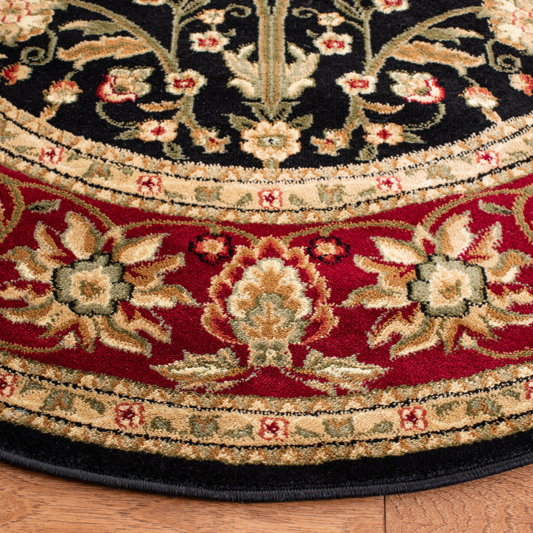 Lyndhurst Oriental Area Rug In Ivory / Red