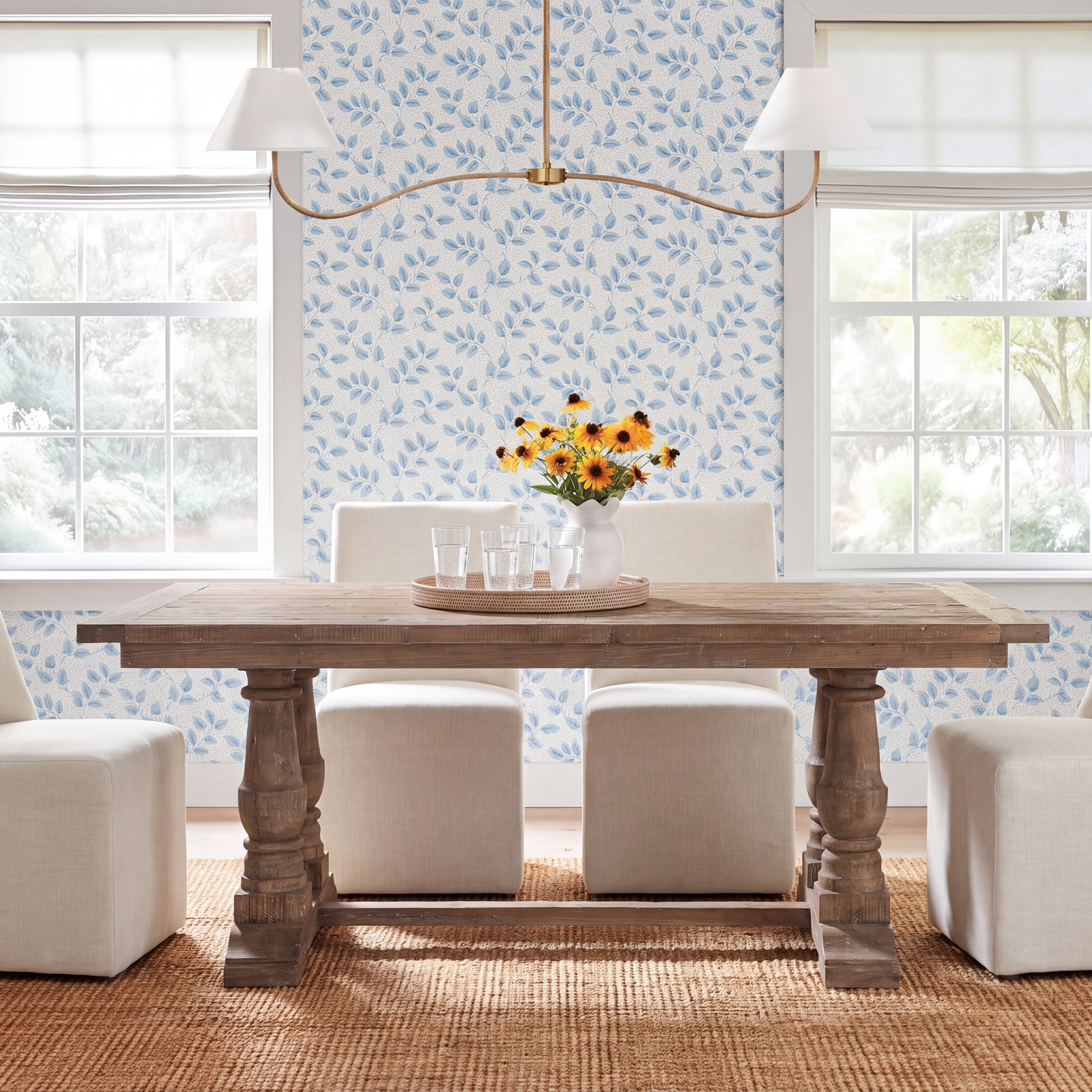 Kinston 84" Extendable Pine Dining Table