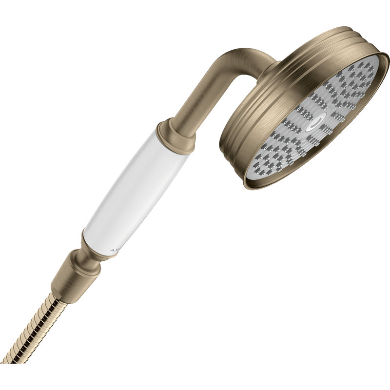 AXOR Montreux Standard Handheld Shower Head, Brushed Nickel, 2.5 GPM
