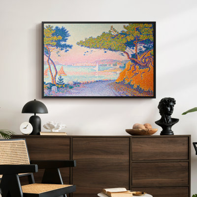 Golfe Juan, 1896-Paul Signac-Framed Gallery Wrapped Canvas