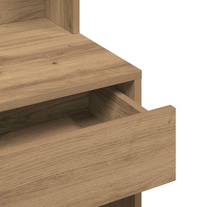 Jocey Dressing Table with Mirror, Artisan Oak