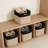 Collapsible Storage Baskets 3-Pack, 11 Inch Woven Cotton Rope Organizer Bins For Shelves, Closet, Nursery, And Home Organization-2146339993
